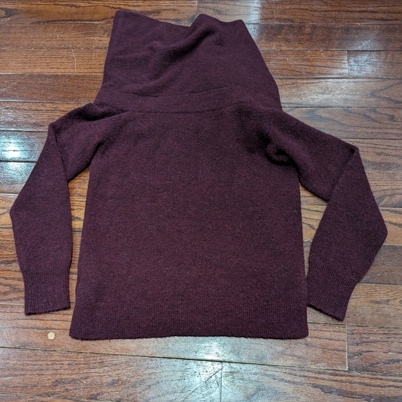 BNWOT Club Monaco Alpaca wool off the shoulder sweater - Picture 3 of 9